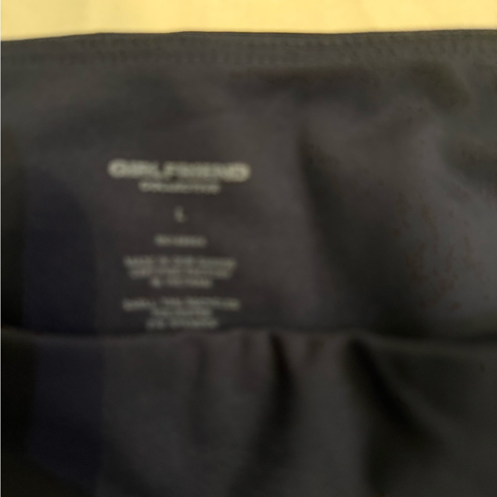 Girlfriend Collective Navy Athletic Shorts - Picture 3 of 4